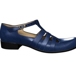 Julia Bo | Mary Mary Jane Blue Flats Womans 40